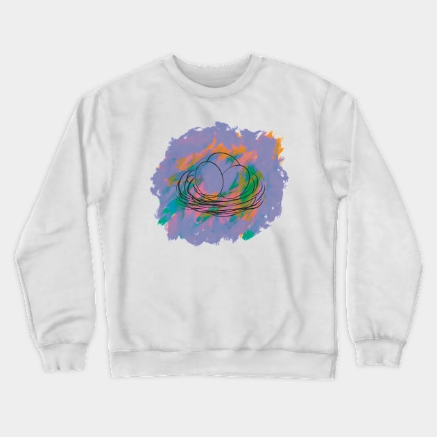 Easter egg paint Crewneck Sweatshirt by Xatutik-Art